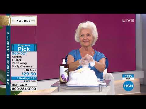 Korres 1Liter Grecian Gardenia Renewing Body Cleanser