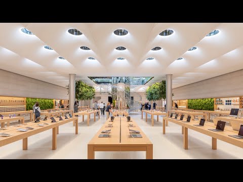 Apple Store Fifth Ave, New York City FLAGSHIP STORE (4K)