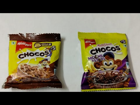 Kellogg's chocos vs Kellogg's chocos Moons & Stars #choco #kelloggs #chocolate