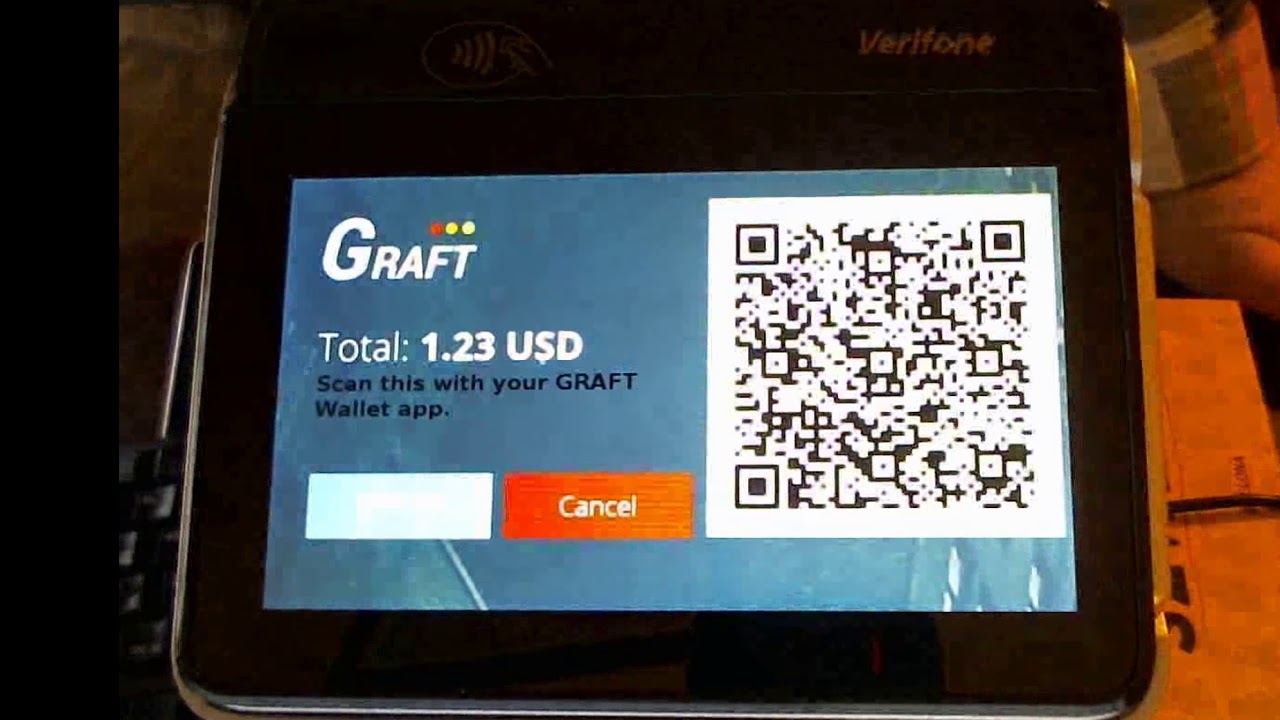 Verifone terminal (development phase)