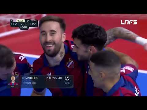 Gol Rivillos (2-0) Levante UD FS - ElPozo Murcia. J24, 1Div. LNFS