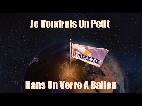 RICOUNE / Dans un verre a ballon (Clip paroles officiel)