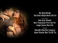 TERE BIN AKSHAY KUMAR FULL SONG LYRICS BHAGAM BHAG