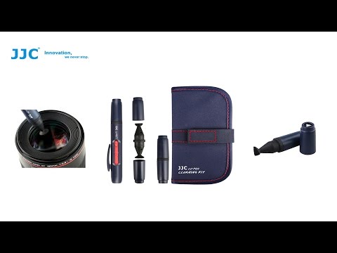 JJC Lens Cleaning Pen Reinigungsset mit Objektiv-Reinigungsstift, Reinigungsspitzen und Etui