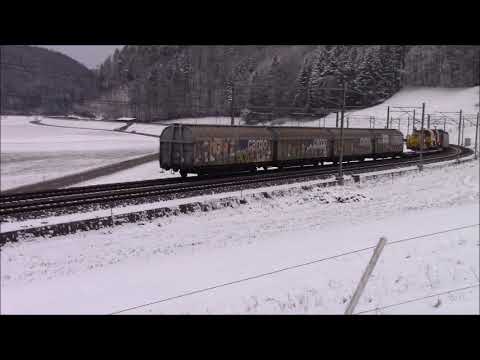 Trafic Ferroviaire Wynigen 11 01 2019 BLS CFF SBB FFS