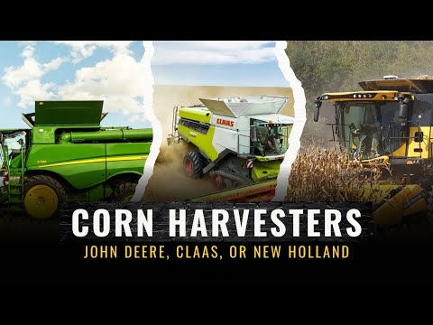 John Deere X9 vs CLAAS LEXION vs New Holland CR | Best Maize Harvester