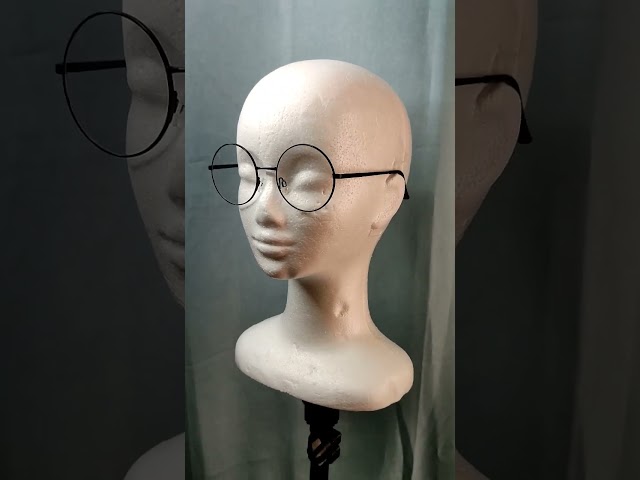 Vídeo relacionado con YSJCHEBS Pack De 2 Gafas Redondas Retro, Nerd, Montura Redonda, Gafas Sin Cristal