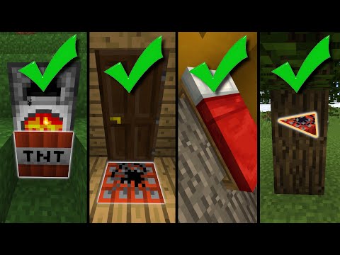 5 SECRET TNT Traps To Build In Minecraft!!!