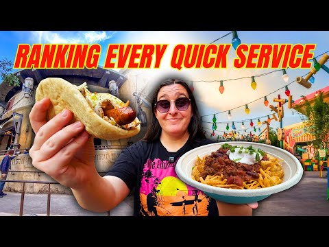 RANKING EVERY QUICK SERVICE RESTAURANT IN HOLLYWOOD STUDIOS- Walt Disney World