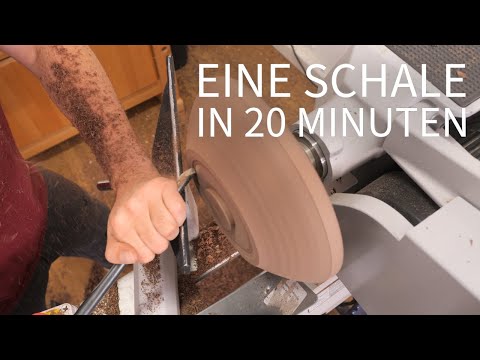 Drei Werkzeuge für eine Schale - in 20 min? - Mein Vortrag für die Holzwerken Live Messe