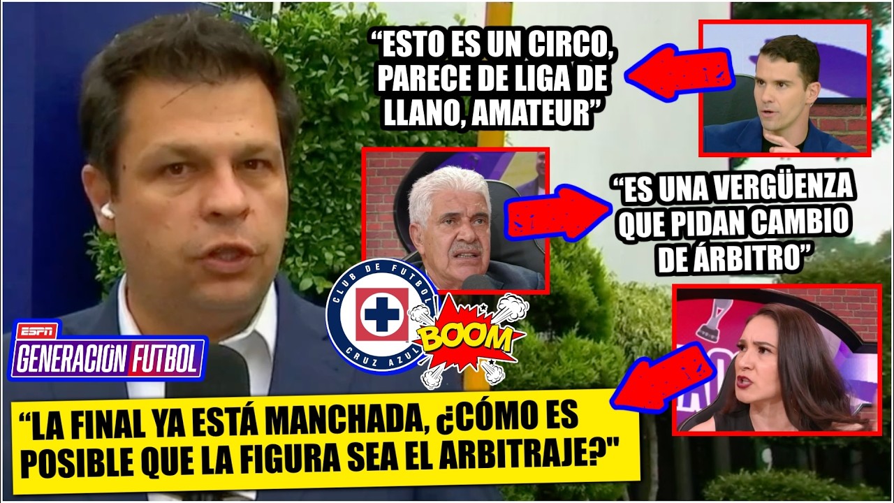 INSÓLITO. CRUZ AZUL NO ESTÁ CONFORME. PROTESTÓ designación ARBITRAL de FINAL vuelta | Generación F