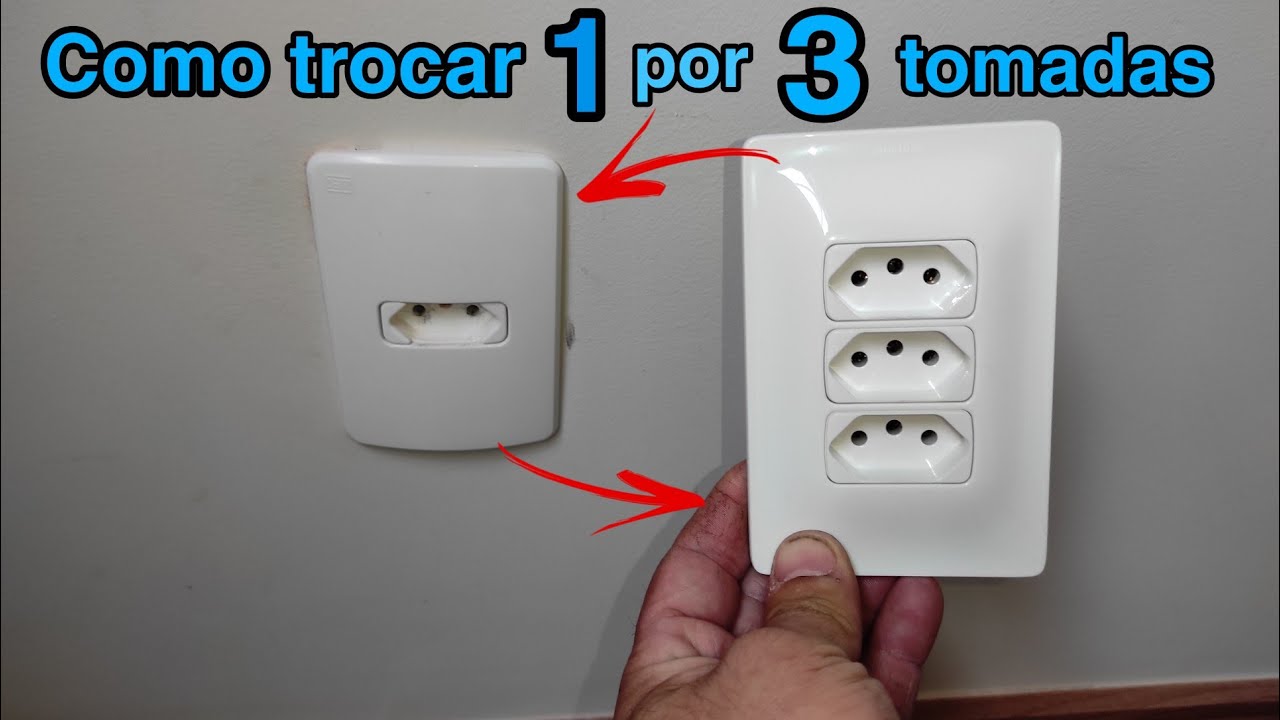 Como trocar tomada por tomada tripla de forma fácil, meu AP 205 reserva Santa Clara Yticon