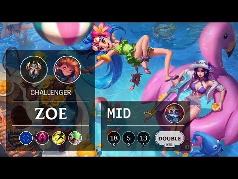 Zoe Mid vs Heimerdinger - EUW Challenger Patch 9.24