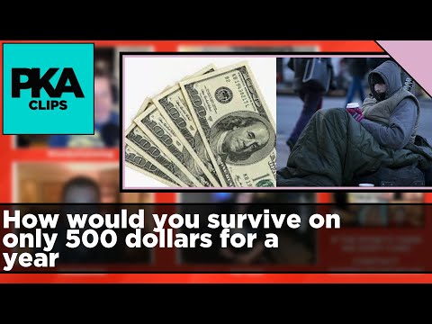 How would you survive on only 500 dollars for a year - PKA Clip