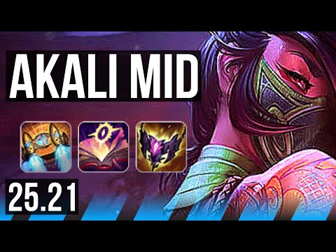 AKALI vs SYLAS (MID) | Legendary | EUW Challenger | 25.21