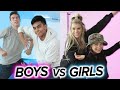 DANCE BATTLE - BOYS VS GIRLS - LITTLE MIX - NO MORE SAD SONGS  | (Choreography by using Jonathan Si