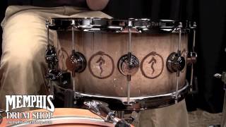 Video thumbnail for DW 14 x 6.5 Snakes and Arrows Neil Peart Signature Maple Snare Drum by Memphis Drum Shop