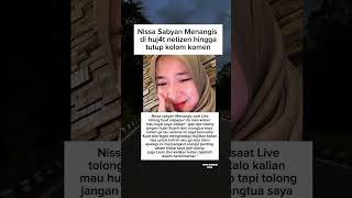 Download lagu NISSA SABYAN MENANGIS DIHUJAT NETIZEN SAAT LIVE‼️ #viralvideo #masukberanda mp3