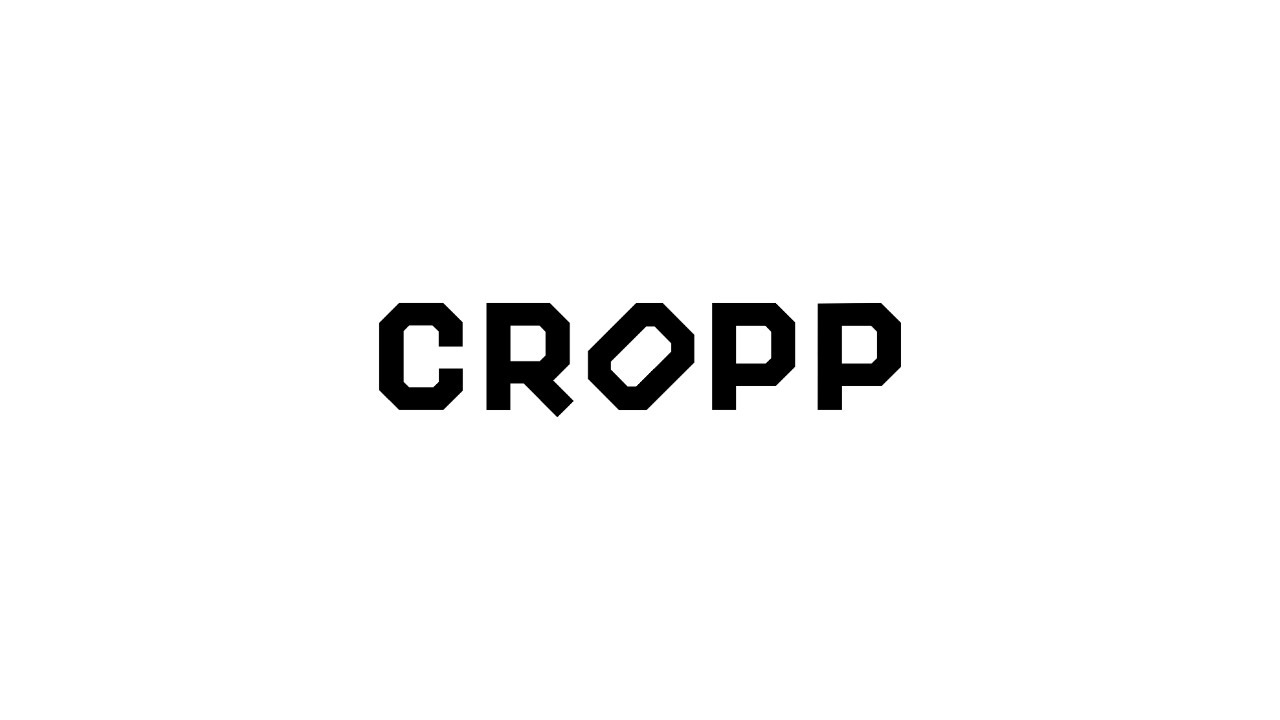 Cropp SVG – Streetwear Brand Vector Logo Files for Cutting Machines