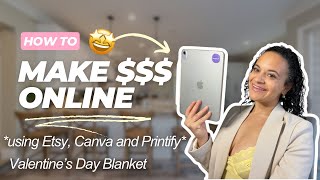 How to Earn Money Online with this QUICK and EASY Canva Digital Product for Print on Demand!
