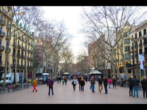 LA RAMBLA WALKING TOUR - Barcelona, Spain