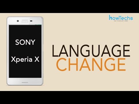 Sony Xperia X - How to Change Language