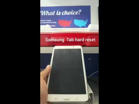 Samsung Tab 4 sm-t230nu hard reset