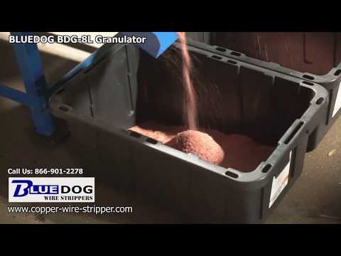 Copper Chopper BDG-8L - Granulate your scrap copper wire