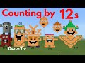 Counting by 12s Song | Skip Counting Songs for Kids | Minecraft Numberblocks Counting Songs