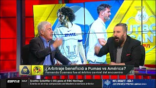 ERES UN PINCHE CHILLON Tuca DESTROZA A Álvaro Por Quejarse del Arbitraje de América - Pumas