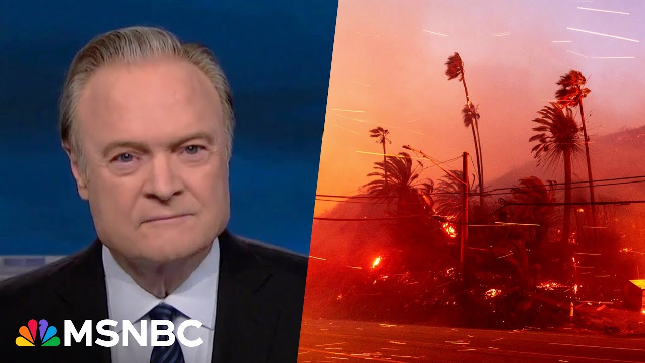 Lawrence: What's happening in Los Angeles is a hurricane without rain. It is a hurricane with fire.