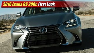 2016 Lexus GS 200t First Look