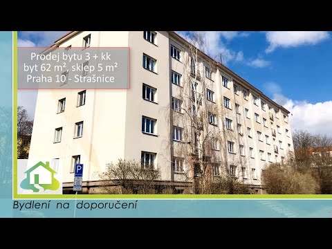 Videoprohlídka - Prodej bytu 3+kk, Praha 10 - Strašnice