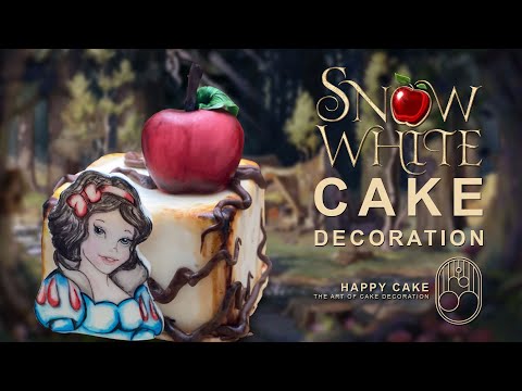 How To Make Snow White Cake - Fondant Decoration