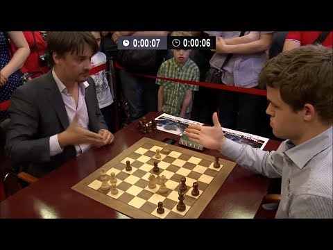 Morozevich vs Magnus Carlsen - Amazing end game - Blitz Chess Ending