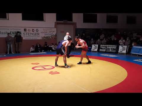 09.10.2021 RWG vs KSC Niedernberg - 75kg Freistil: Ali Can Cakici vs Radzabs Gadzialijevs