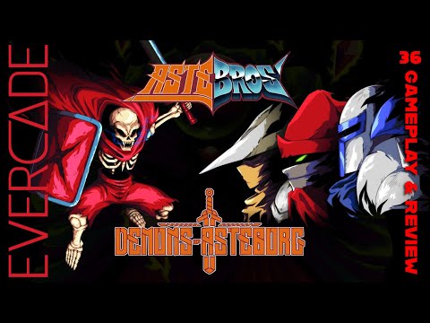 Evercade Demons of Asteborg & Astebros   Gameplay & Review