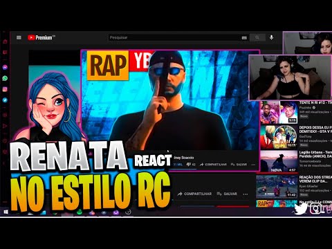 RENATA REAGINDO MUSICA DO RC - No estilo RC - É o chefe - yuri black - GTA RP ELEMENTS