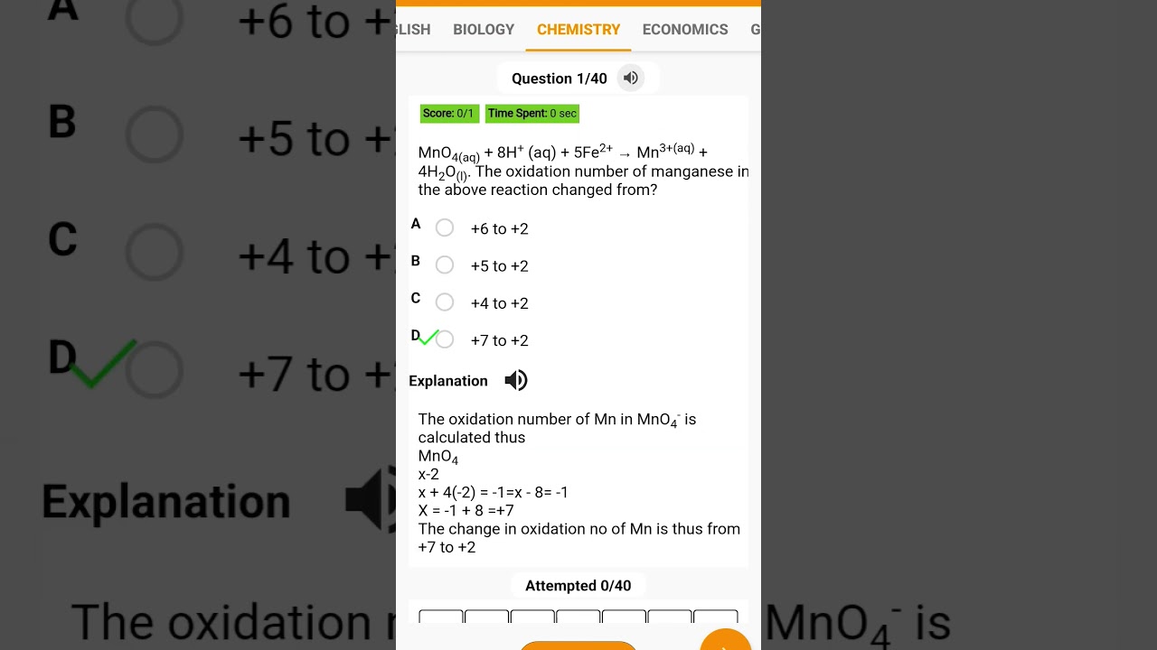 JAMB Chemistry Past Question & Answer of the Day #jamb #jamb2025 #dtwtutorials #jambchemistry