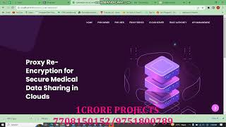 Proxy Re Encryption for Secure Medical Data Sharing in Clouds