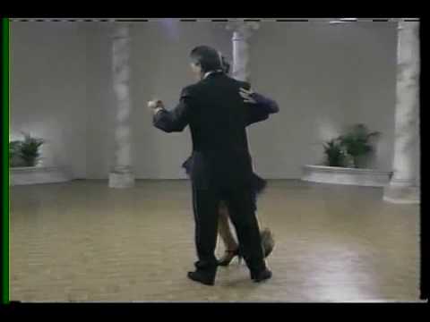 Jorge Raul Bravo  and  Laura Rosen  are  dancing  to  the  tango  "  Tiny  "