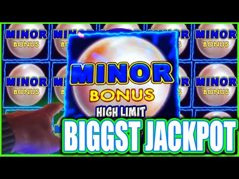 My BIGGEST JACKPOT Ever on High Limit Lightning Link Magic Pearl Slot