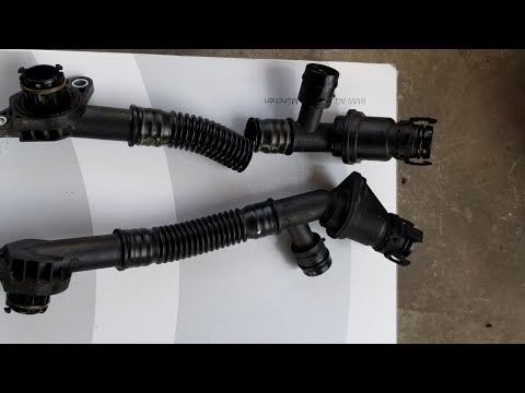 BMW N63 engine PCV valve replacement crankcase pressure valve 550i 650i  750i 750Li X5 X6 50i