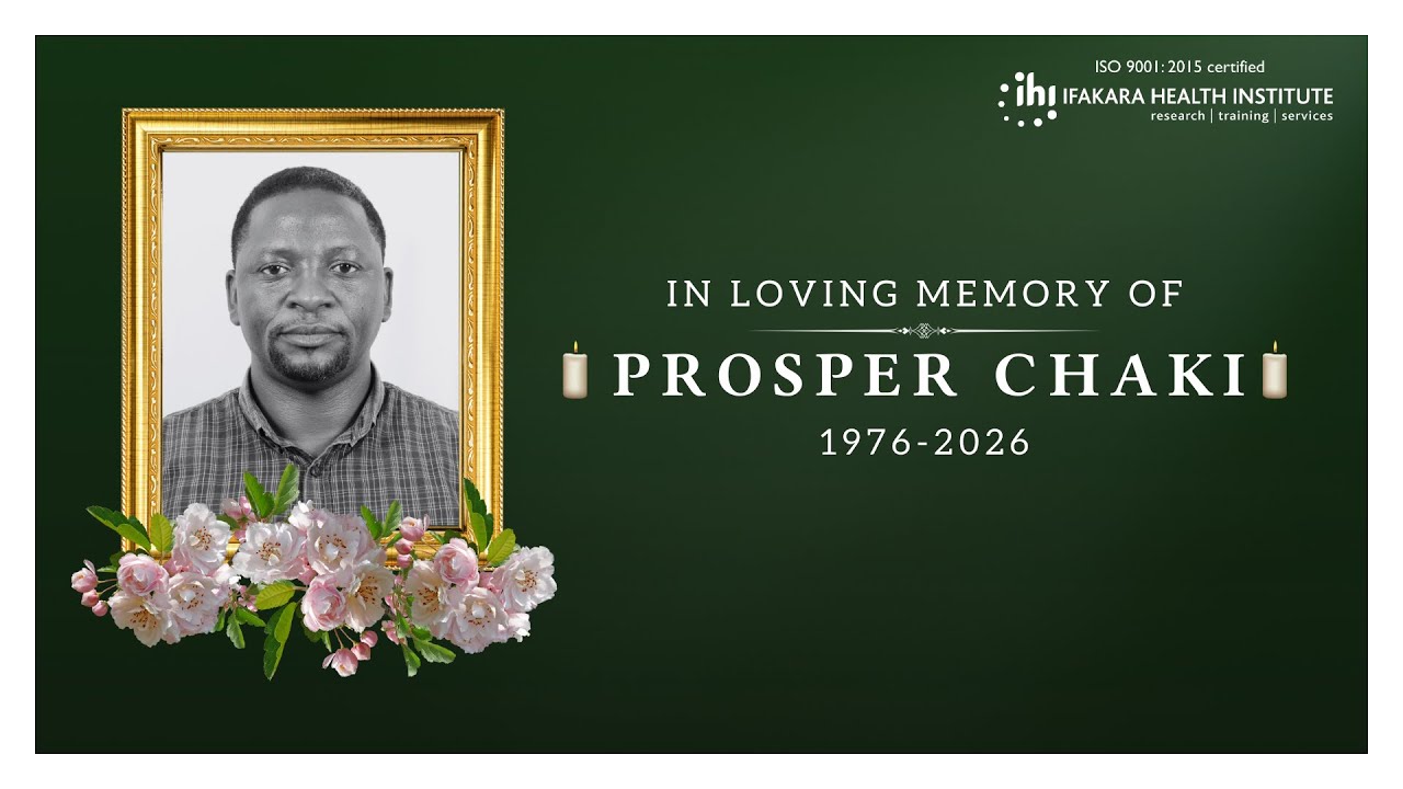 Dr. Prosper Chaki's Memorial Service
