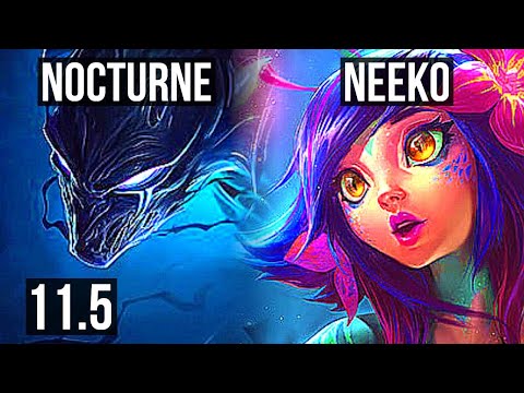 NOCTURNE vs NEEKO (MID) | 3/1/13, 65% winrate | KR Master | v11.5