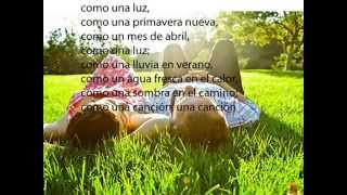 LETRA, COMO UNA LUZ "JOSE MANUEL SOTO"