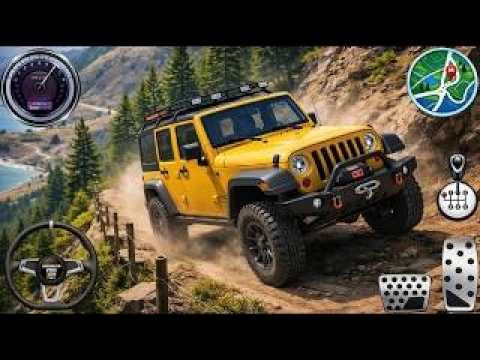 4x4 Offroad Jeep Driving Simulator 3D - Drive SUV 4x4 jeep Offroad Game - Android GamePlay