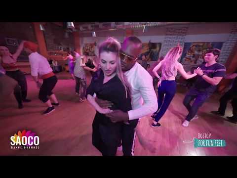 Fredyclan and Tatyana Rakhmetulova Salsa Dancing at Rostov For Fun Fest (Russia), Friday 01.11.2019