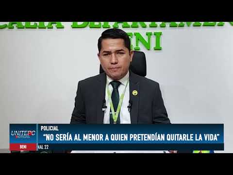 INVESTIGAN HOMICIDIO DE UN ADOLESCENTE EN BENI