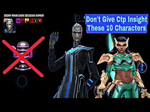 Do Not Give Ctp Insight These 10 Characters - Marvel Future Fight